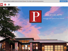 Tablet Screenshot of paleyrealty.com